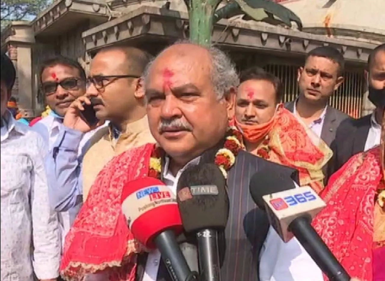 Narendra Singh Tomar Visits Kamakhya Temple