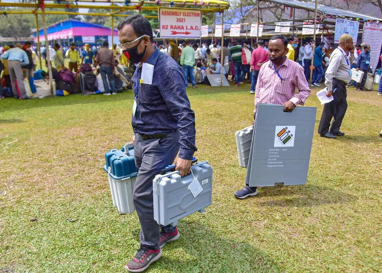 Assam: 2 Injured In Police Firing After Mob Tries To Snatch Away EVM