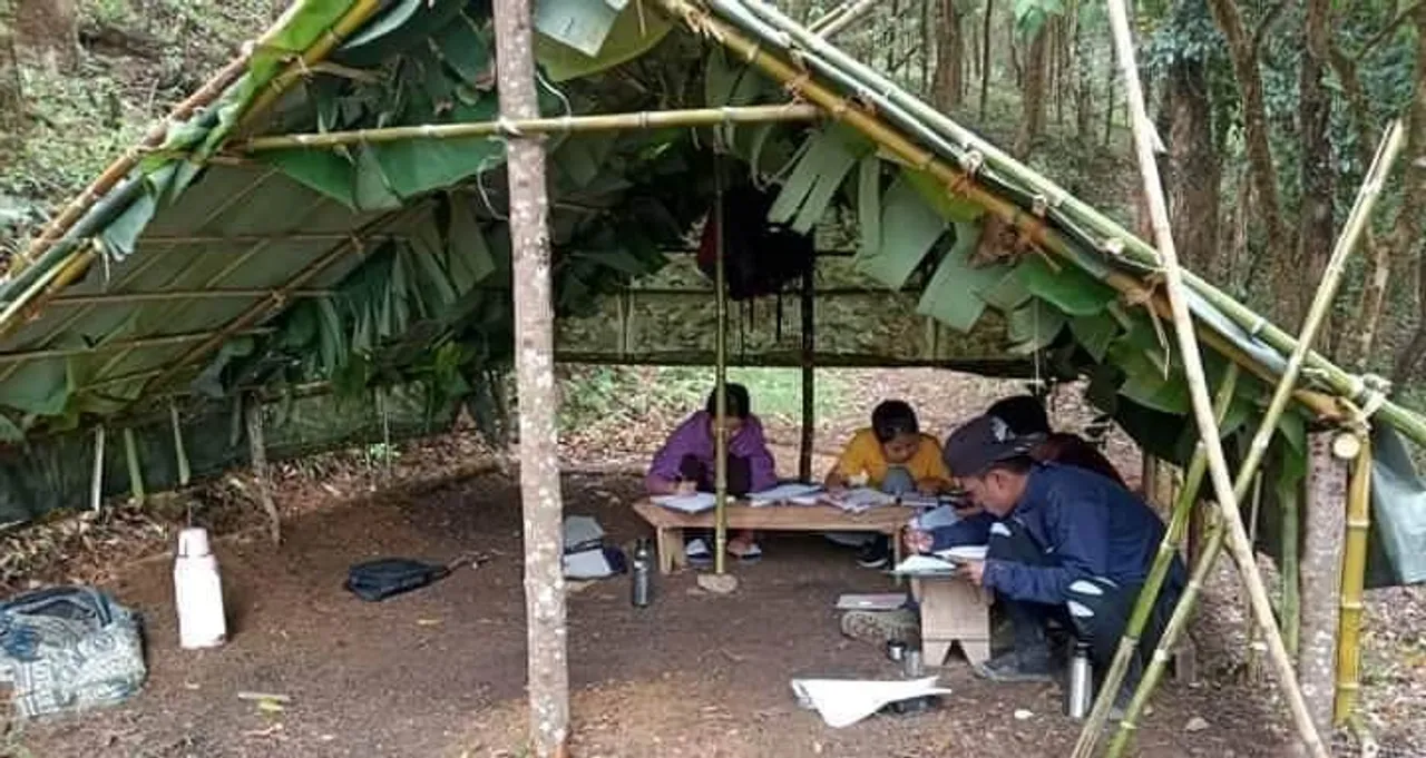 Mizoram students write exam on hilltops due to poor internet connectivity