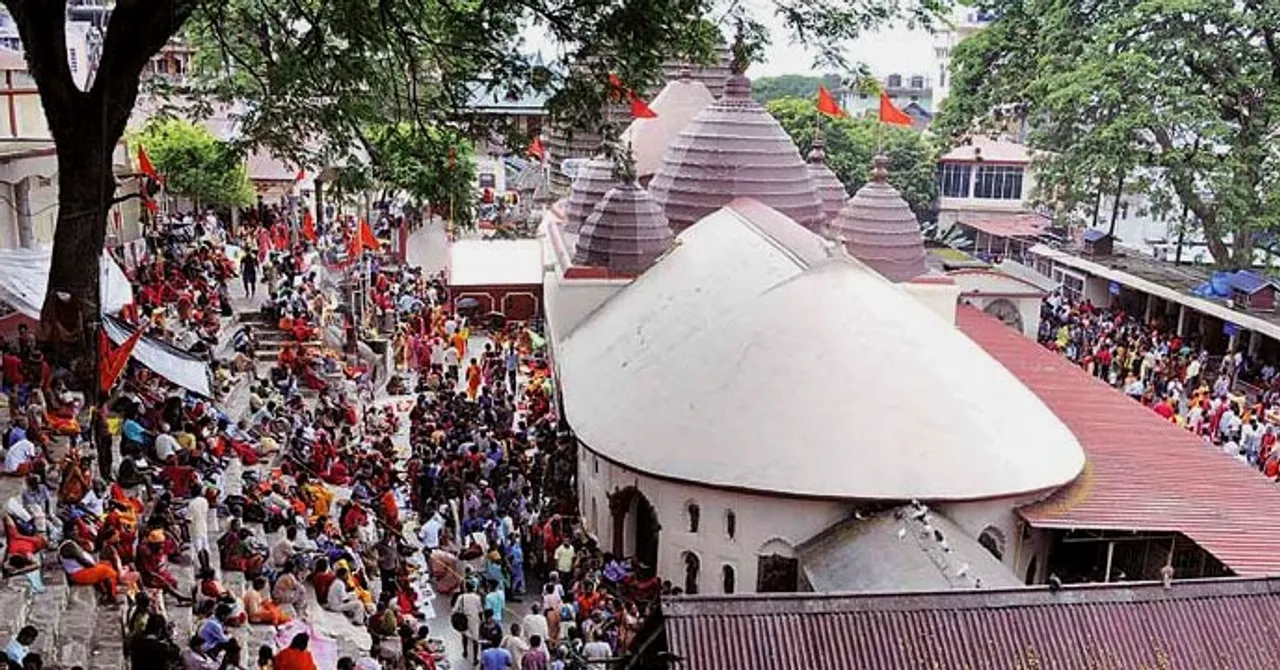 Thousands Flock to Kamakhya Temple As Ambubachi Mela Begins