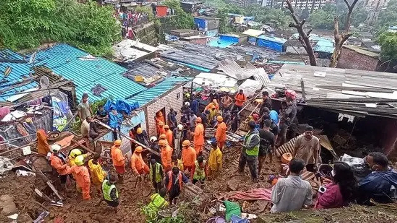 Atleast 22 Dies In Mumbai Landslide