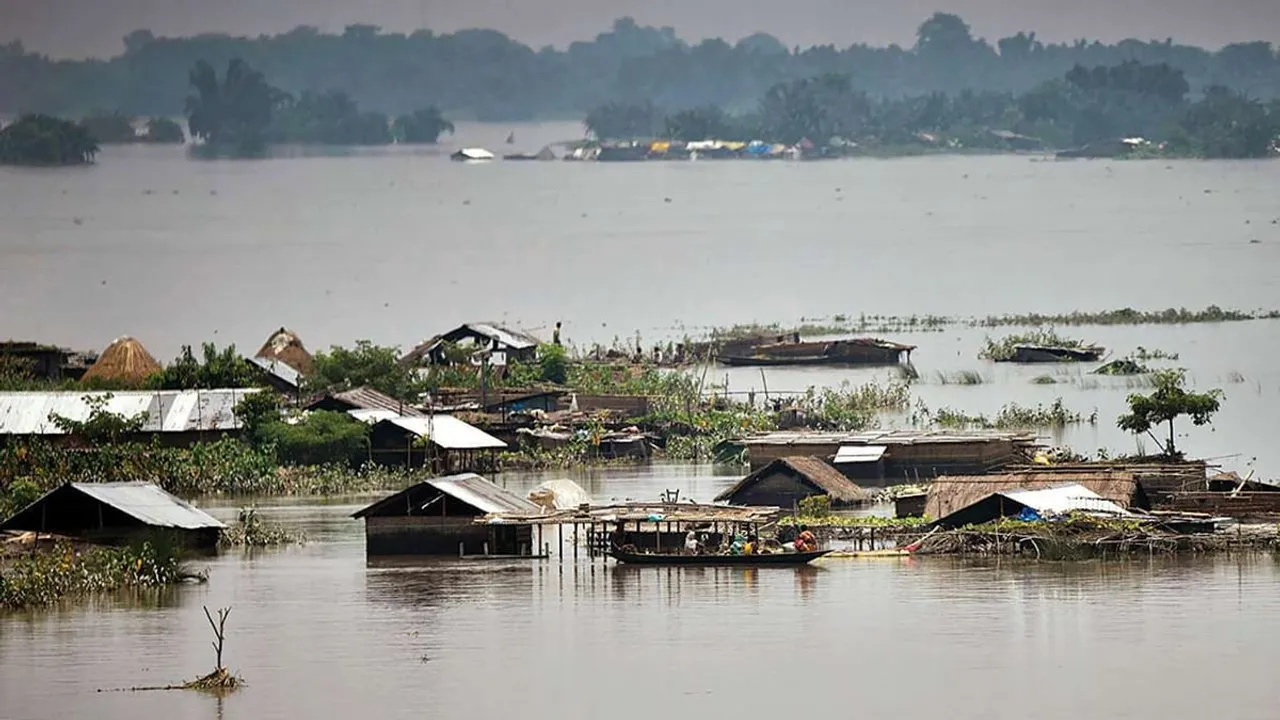 Assam: Floods Affect Over 3.6 Lakh People In 21 Districts, Claim 2 Lives