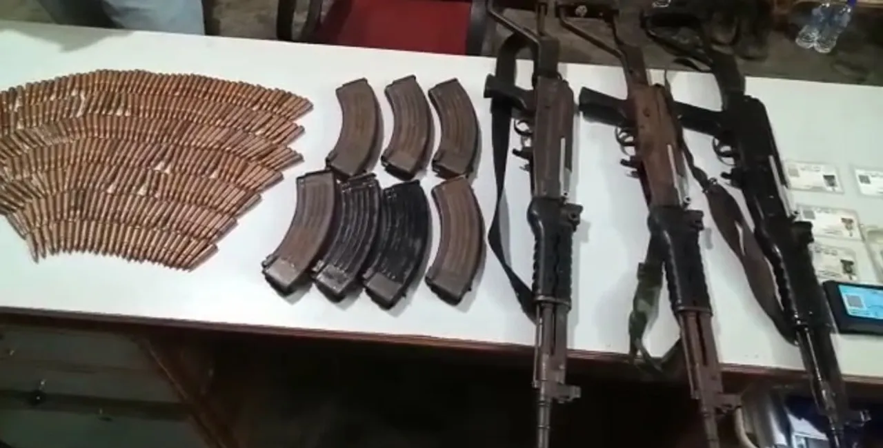 4 NSCN-KYA Cadres Nabbed In Tinsukia, Huge Cache Of Arms, Ammunition Recovered