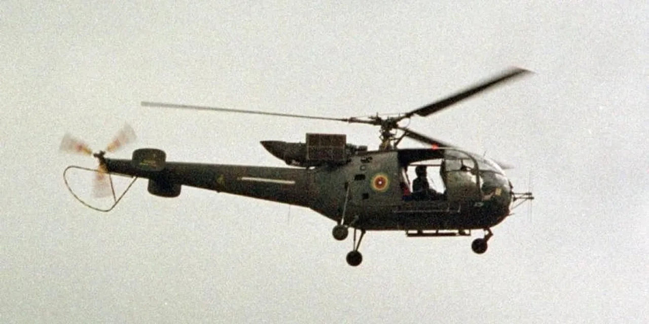 Army Helicopter Crashes Near Dam In Pathankot