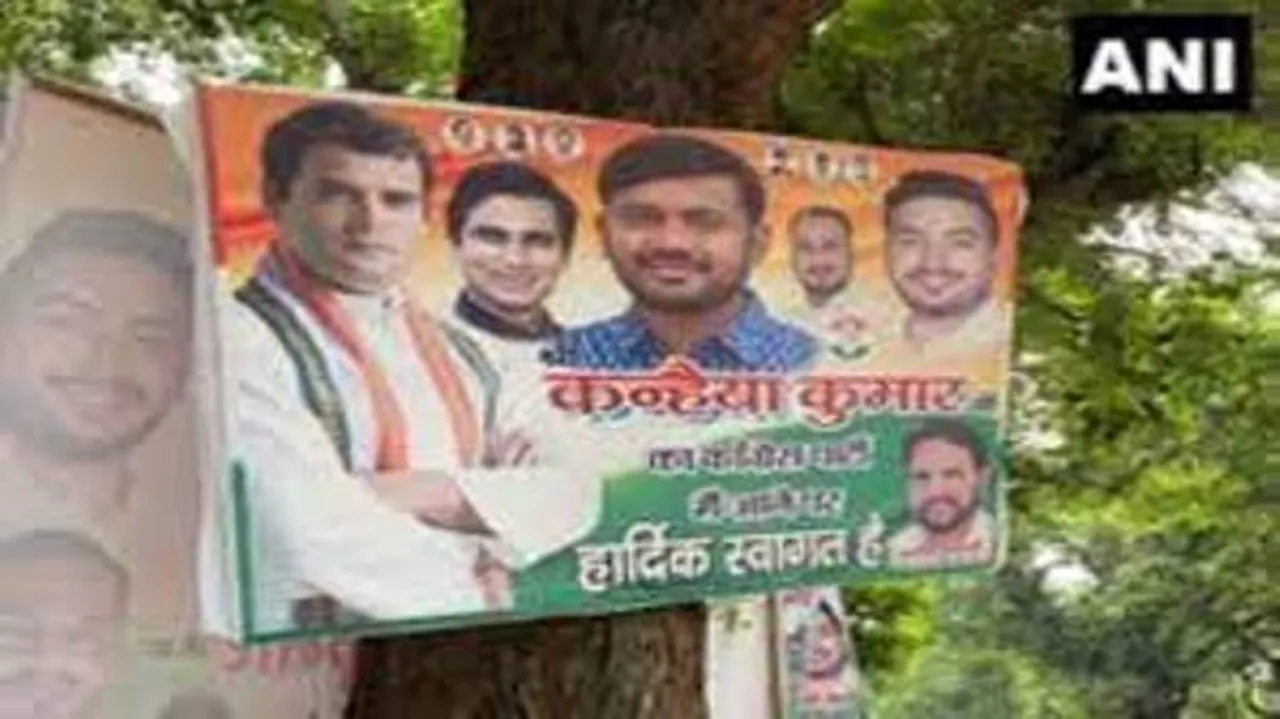 Kanhaiya Kumar visible in Congress’ posters ahead of move today