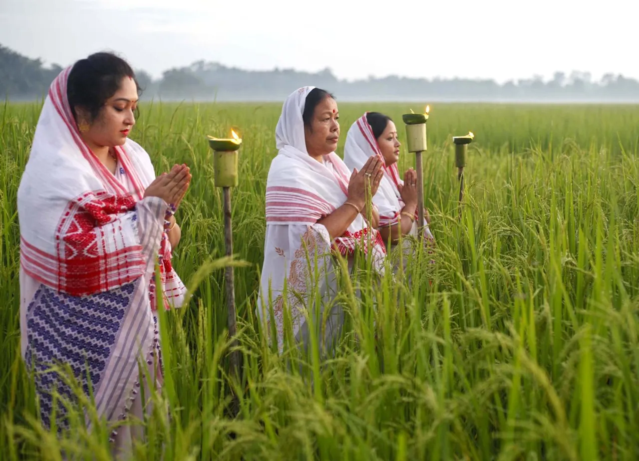 Assam Prays For Prosperity On The Auspicious Day Of Kati Bihu