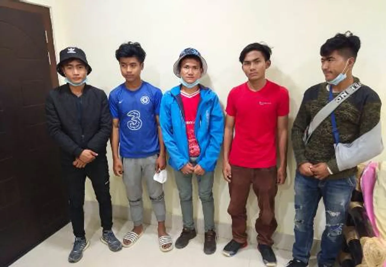 Cachar: 5 Myanmar Nationals Held from Lailapur