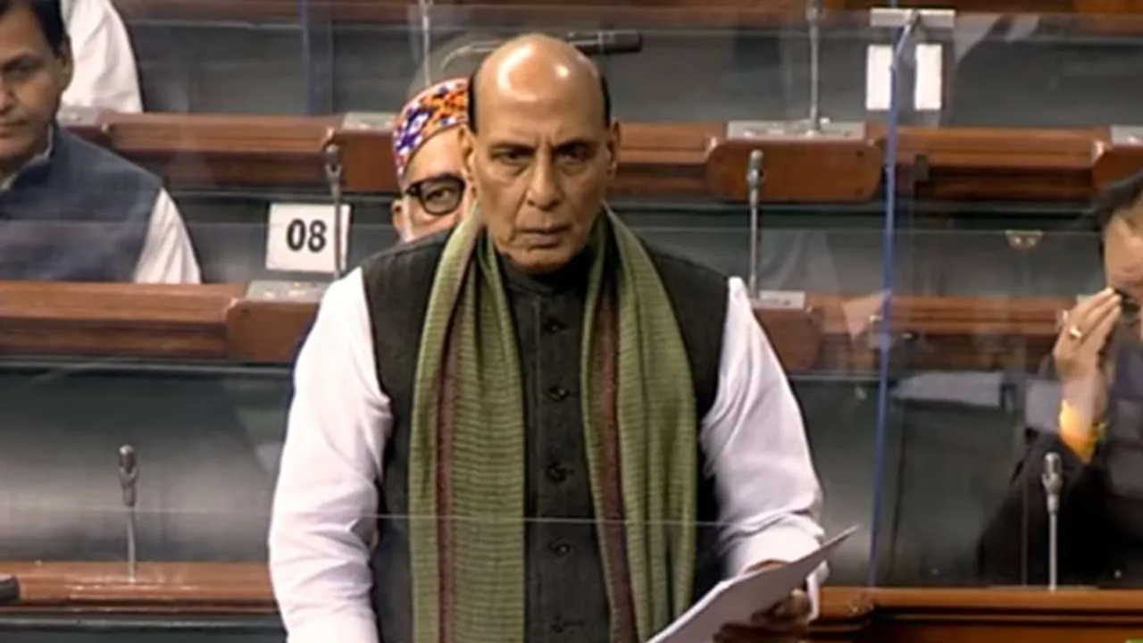 Rajnath Singh Briefs Parliament on IAF Chopper Crash on Dec 8