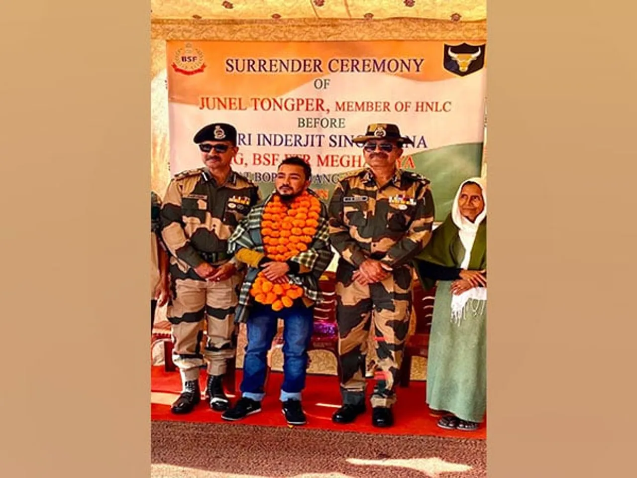 HNLC Militant Surrenders Before BSF In Meghalaya