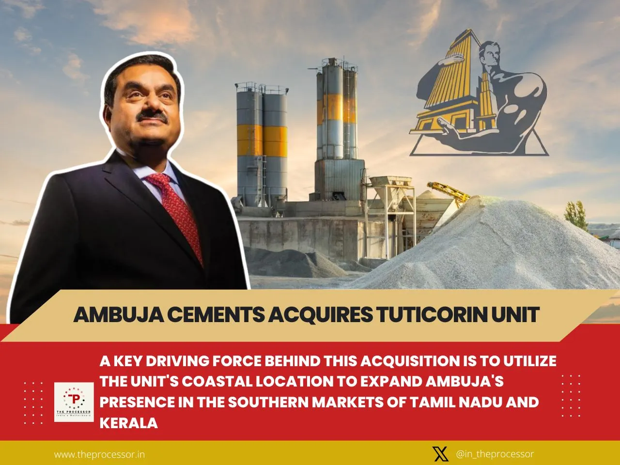 Tuticorin Deal Bolsters Adani Group's Cement Portfolio
