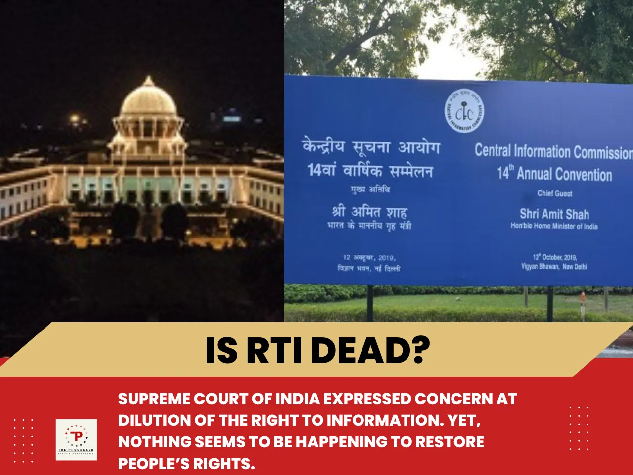 RTI Is Gasping, Long Live RTI