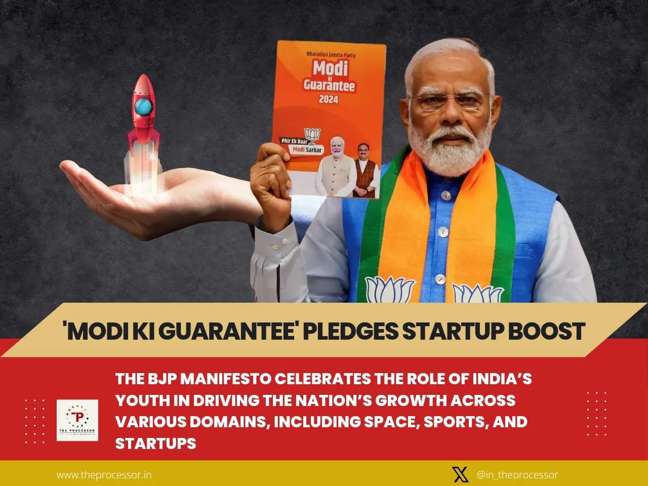 BJP's 'Modi Ki Guarantee' Manifesto: Transforming Economy, Boosting Startups