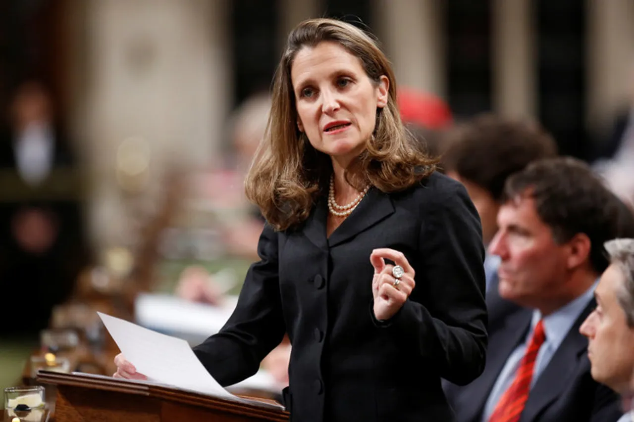 Canada must 'keep calm and carry on' in trade spat with US: Freeland