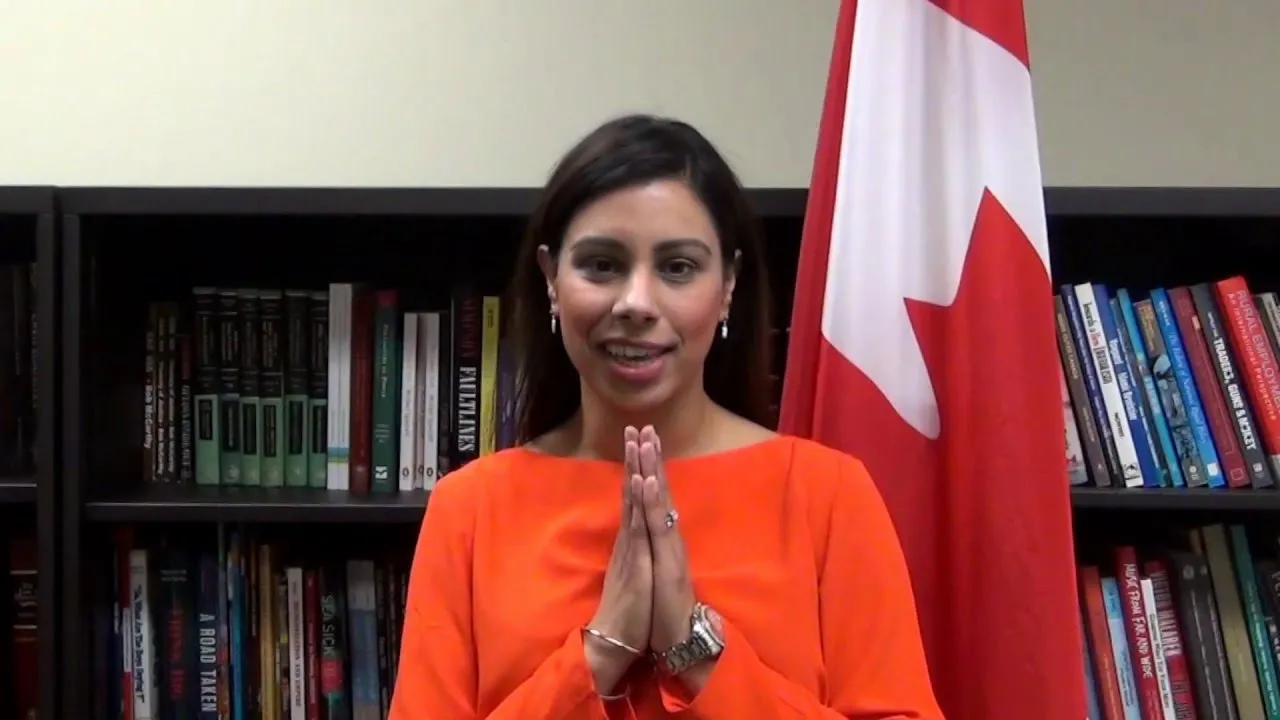 MP Ruby Sahota catches up with her Ontario Caucus colleagues