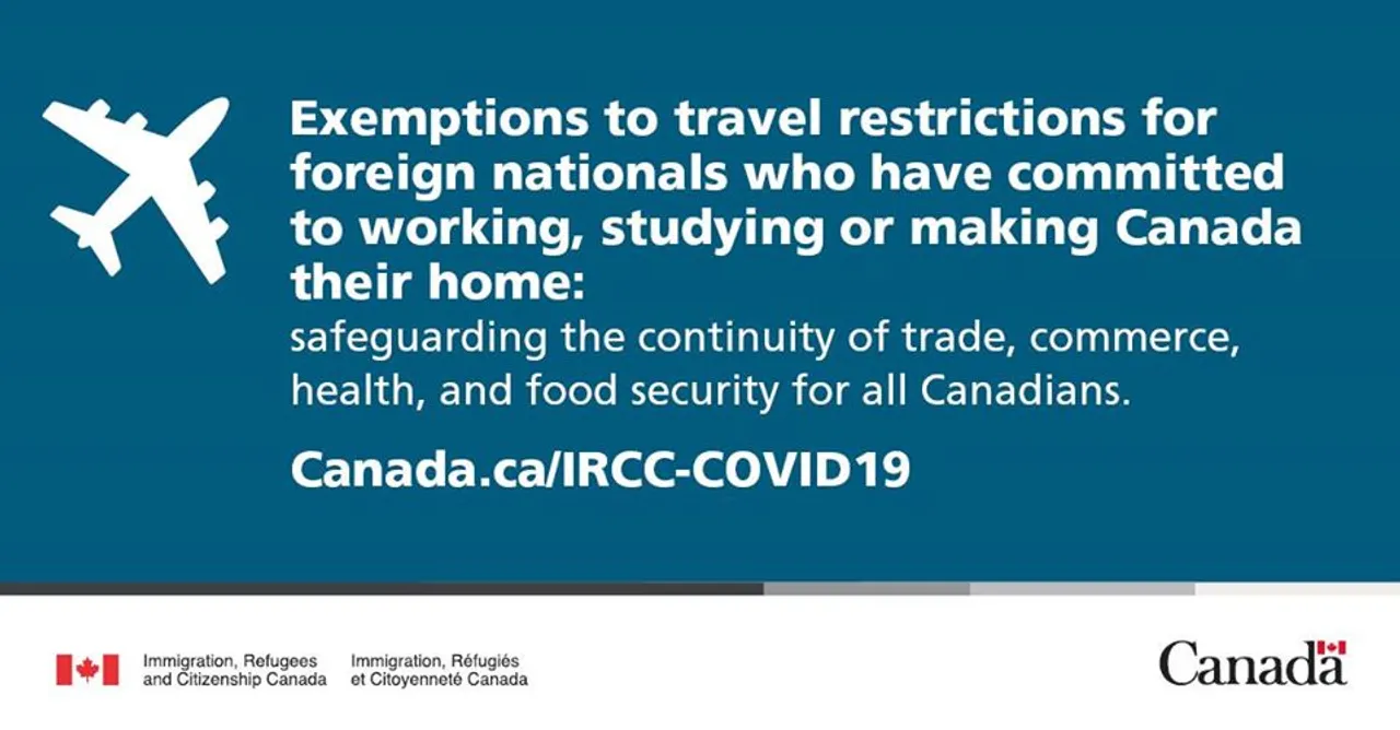 Canada provides update on exemptions to travel restrictions to protect Canadians and support the economy