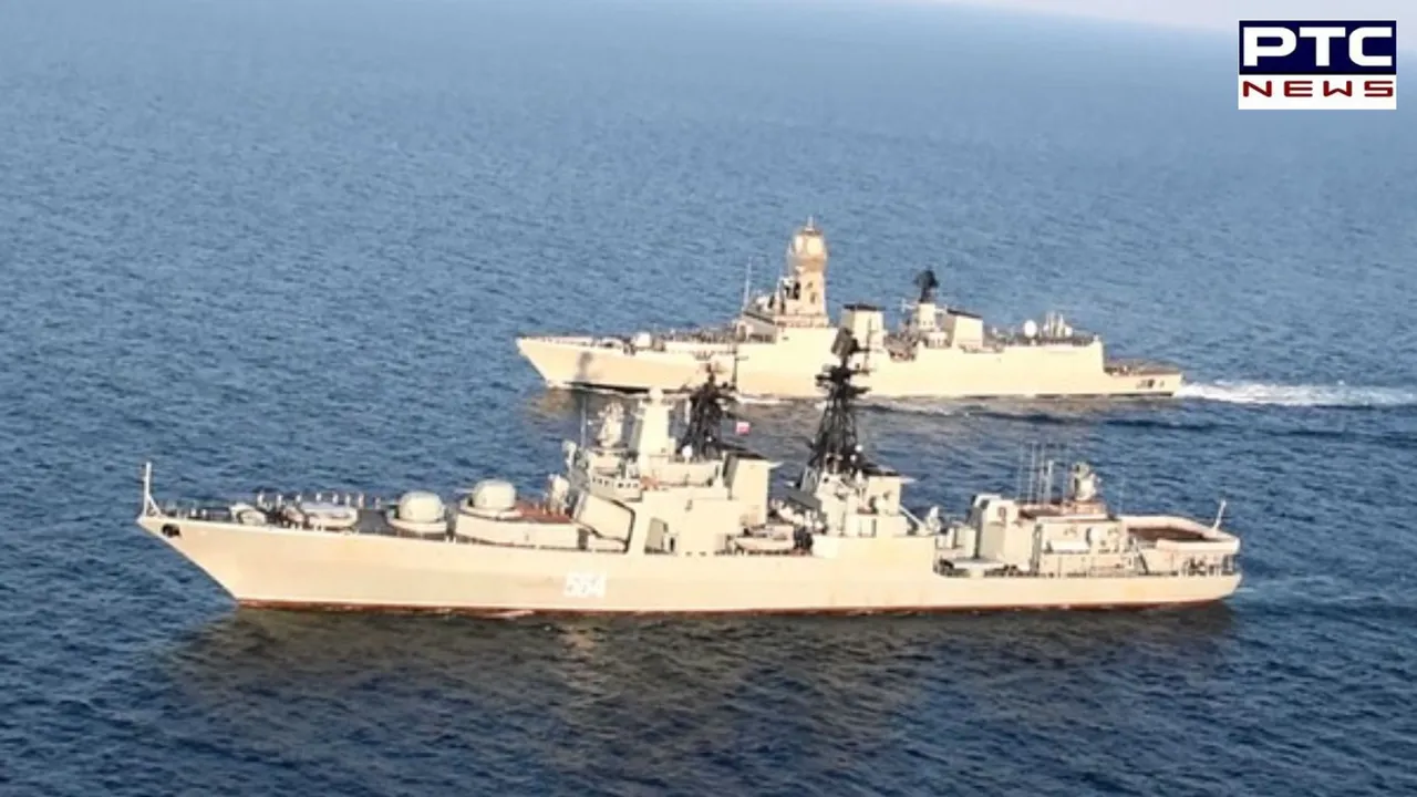 Indian Navy warship deploys assets to thwart piracy involving Iranian fishing vessel in Arabian Sea