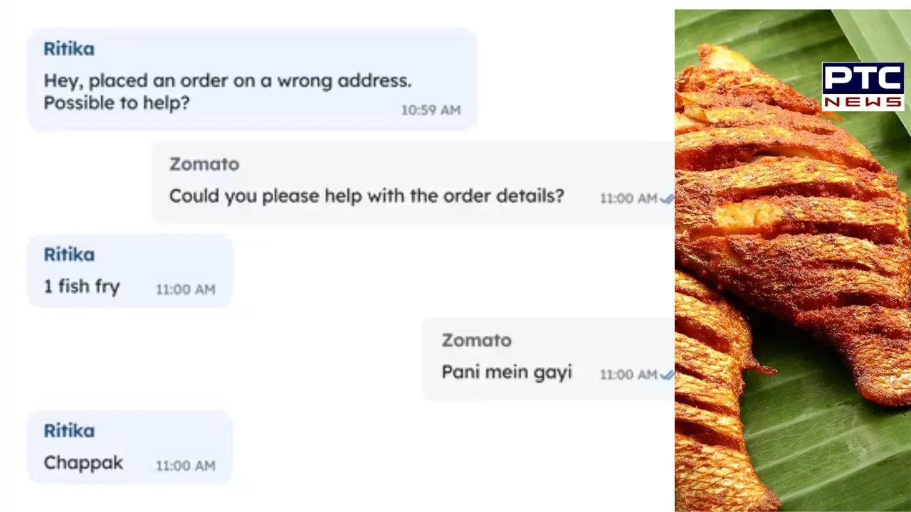 Zomato's witty banter 'Paani mein gayi...' takes social media by storm in playful food order exchange