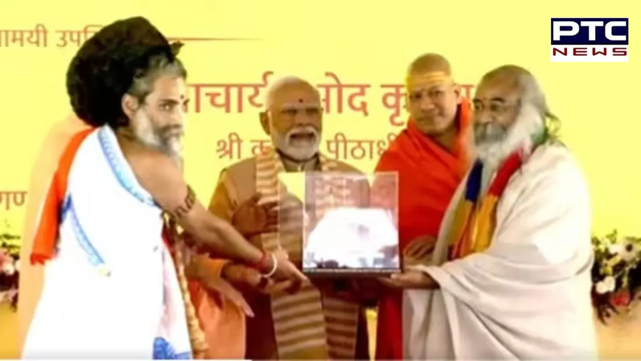 PM Modi initiates Kalki Dham Temple foundation in Sambhal, praises Acharya Pramod