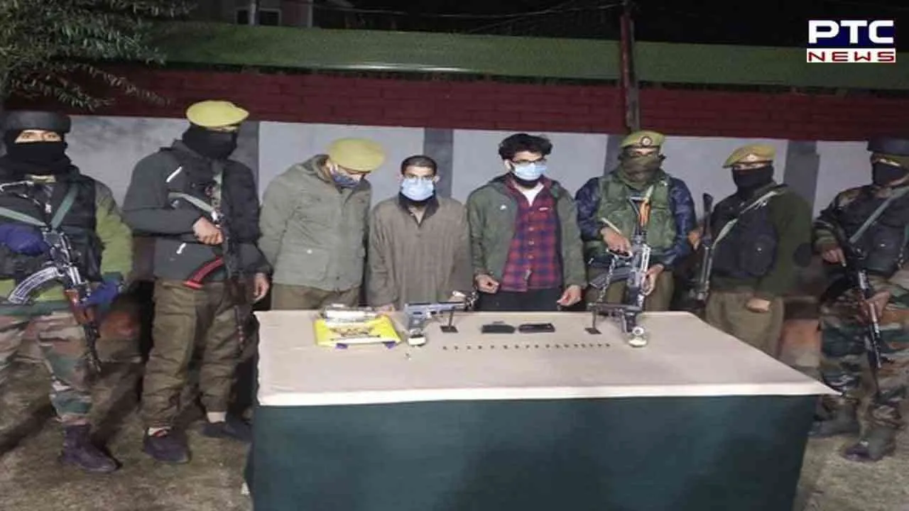 JK Police arrest 2 LeT terrorists in Sopore