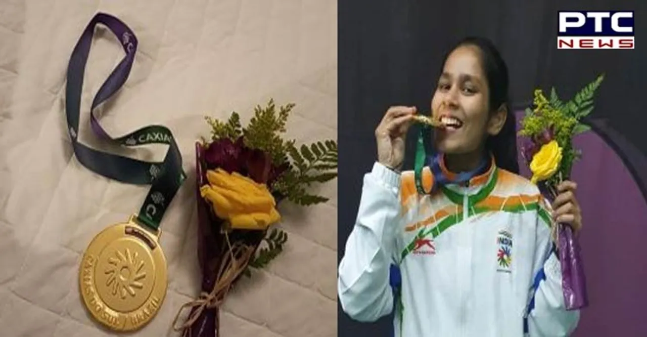 Bathinda girl brings laurels by winning Gold Medal in Deaf Olympics in Brazil