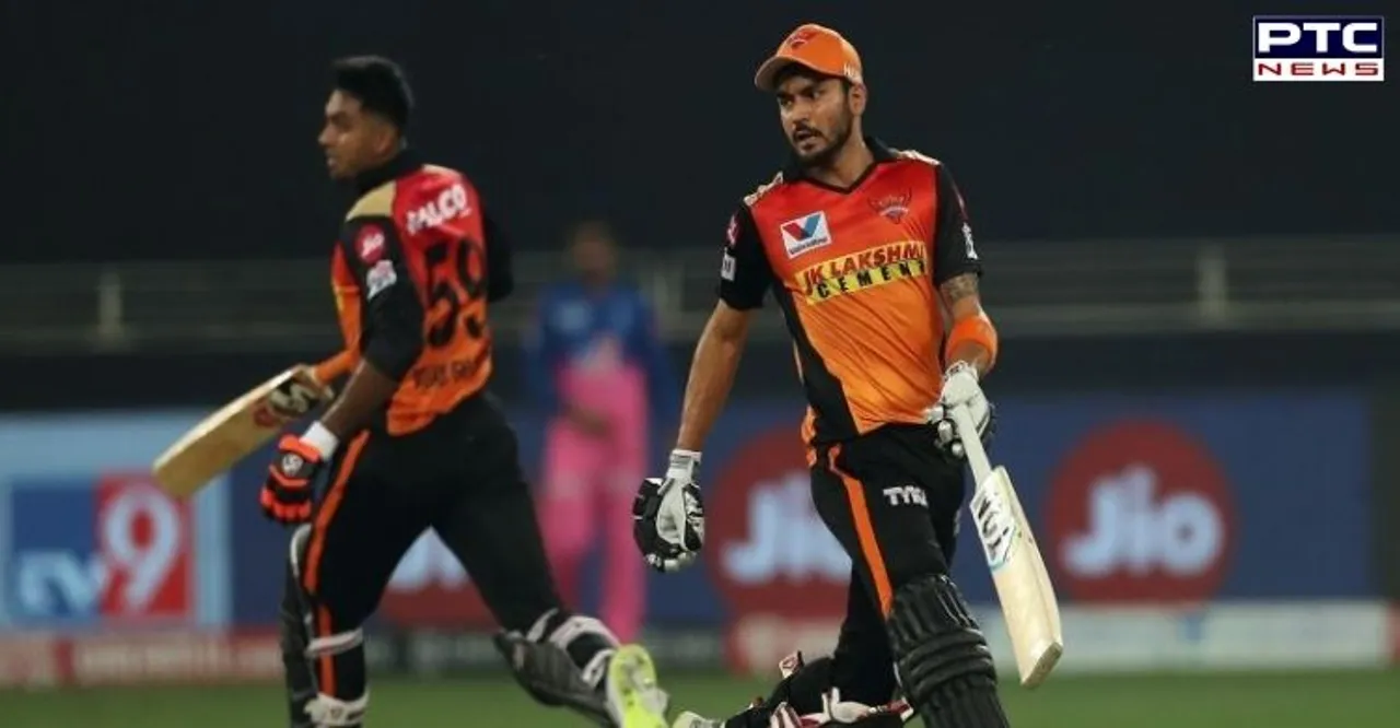 IPL 2020: Sunrisers Hyderabad beat Rajasthan Royals to keep playoff hopes alive