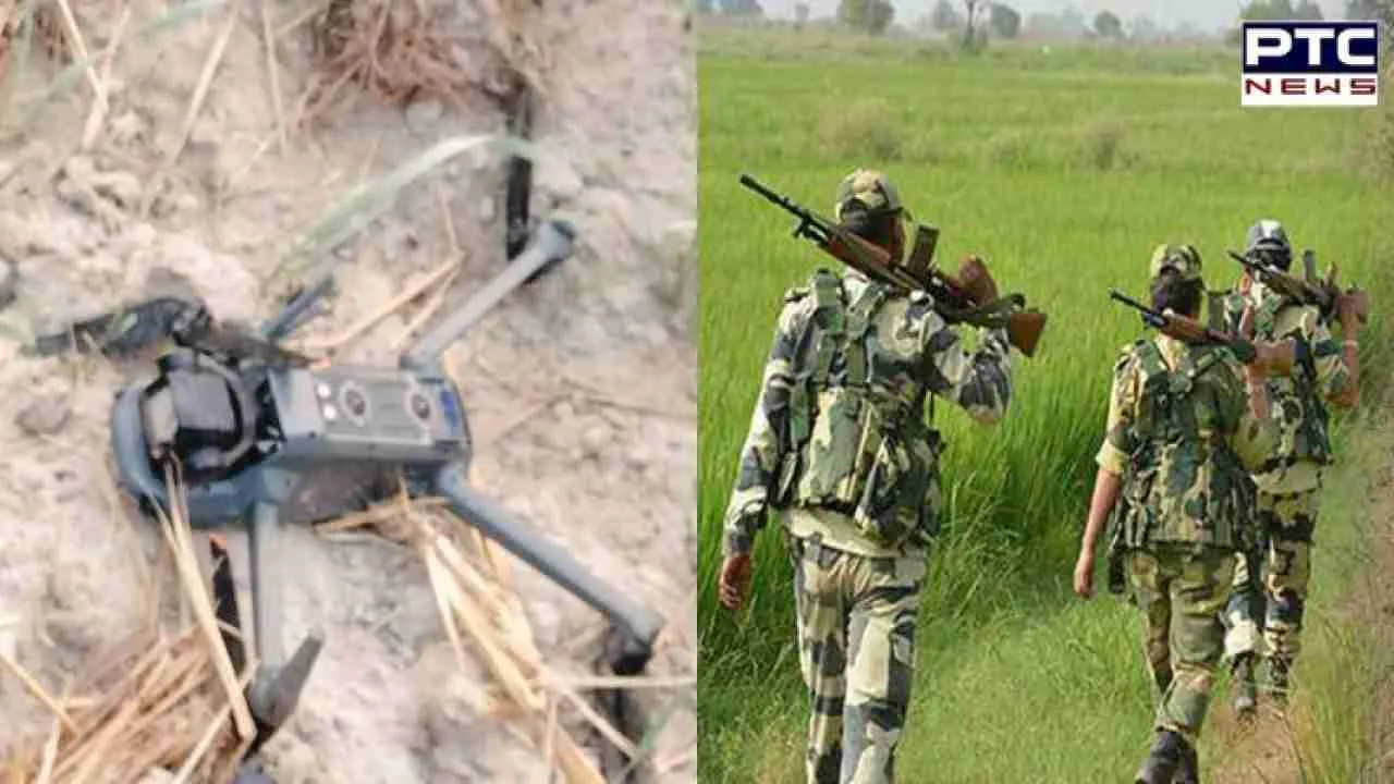 Punjab: BSF troops recover Pakistani drone from Ferozepur’s Maboke village
