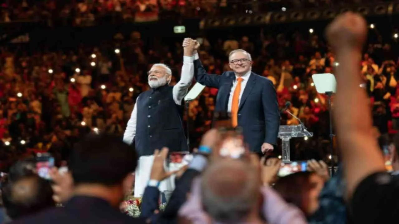 PM मोदी ऑस्ट्रेलिया दौरा: मोदी-मोदी के नारों से गूंजा सिडनी का स्टेडियम, पीएम ने गिनवाईं भारत की उपलब्धियां
