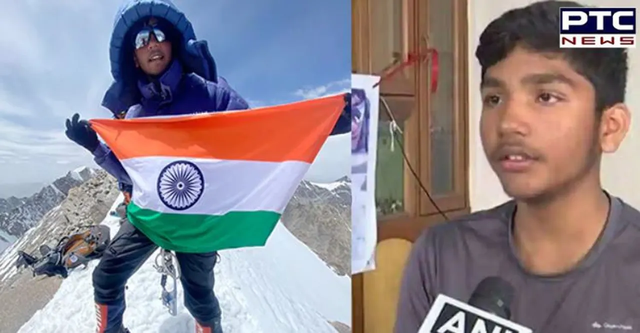 13-yr-old Hyderabad boy climbs Mt Kang Yatse, Mt Dzo Jongo; sets new record