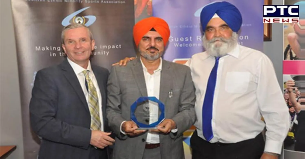 PTC News foreign correspondent Mandeep Khumri Himmatpura honored with 'Services to Community Award 2022'