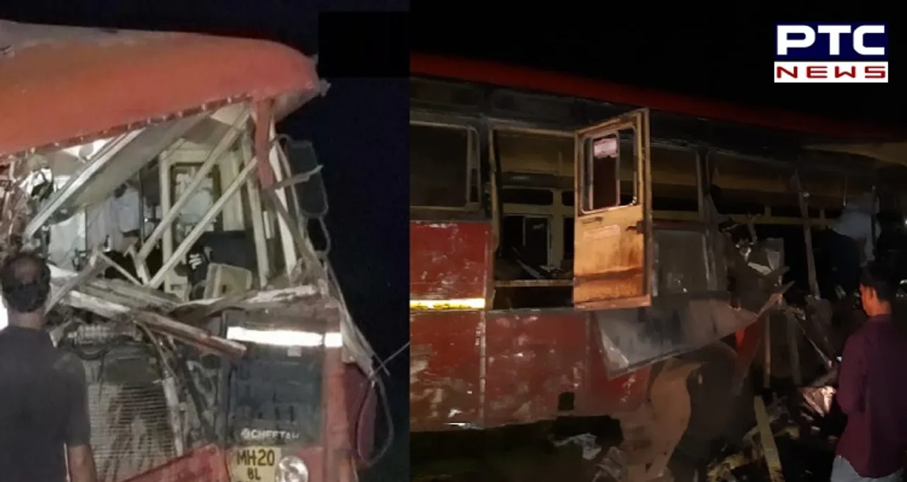 Maharashtra: 15 Died 35 injured in a road accident where truck collided with bus in Dhule