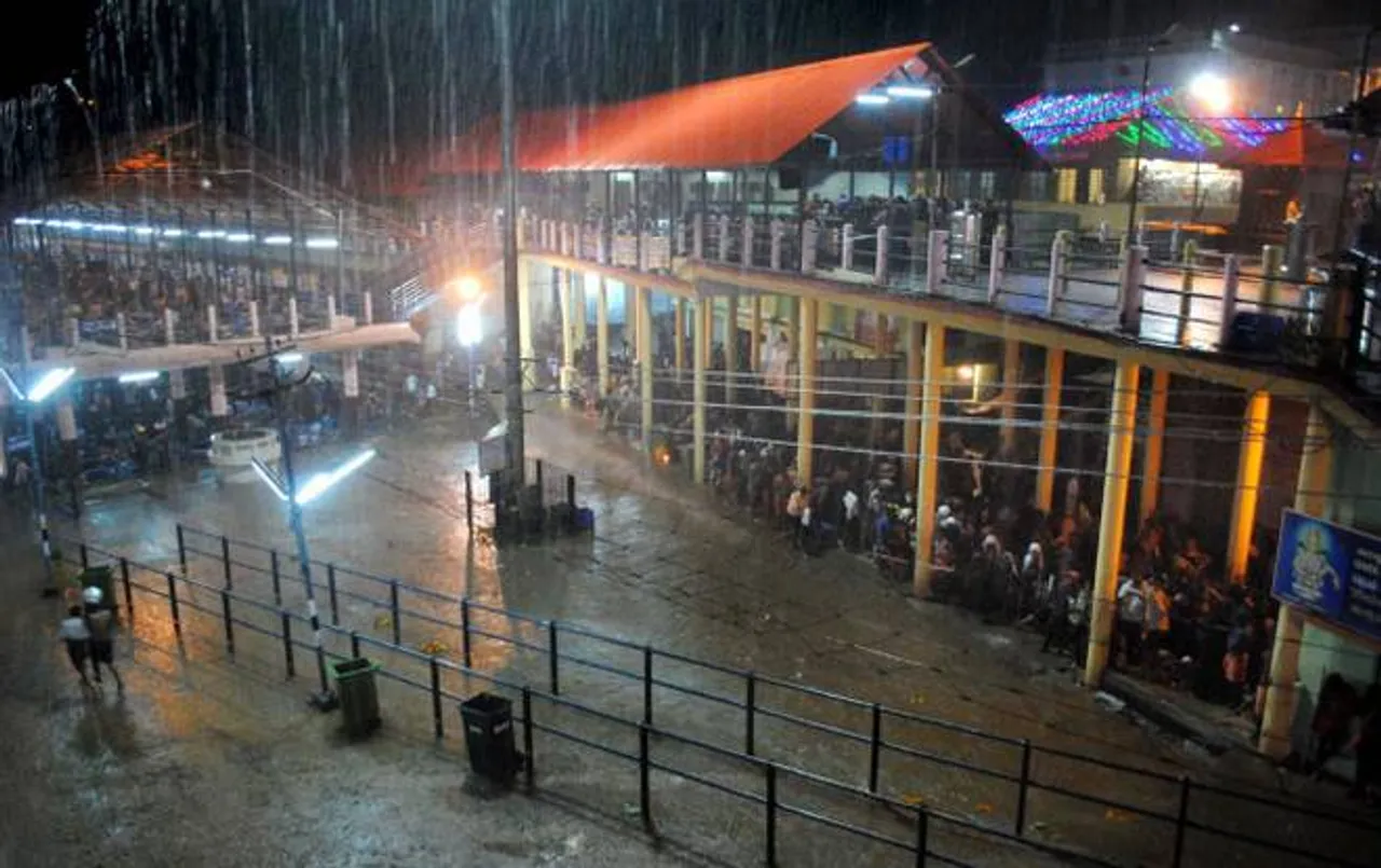 Heavy rainfall warning: Spot booking cancelled in Sabarimala, govt to control crowd