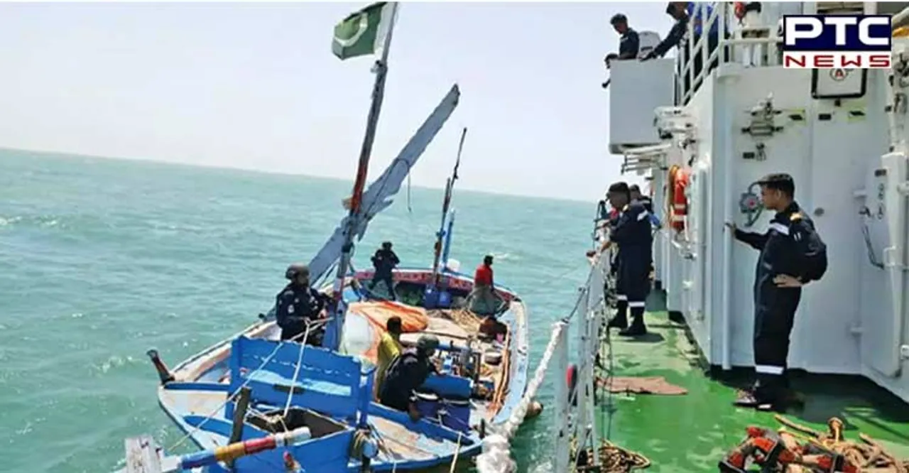 BSF seizes Pakistani fishing boat in Gujarat's Kutch