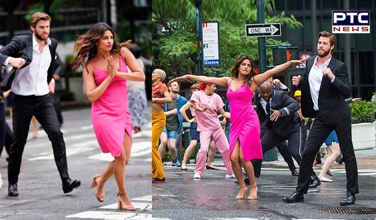 Priyanka Chopra and Liam Hemsworth took to the streets of NY literally!