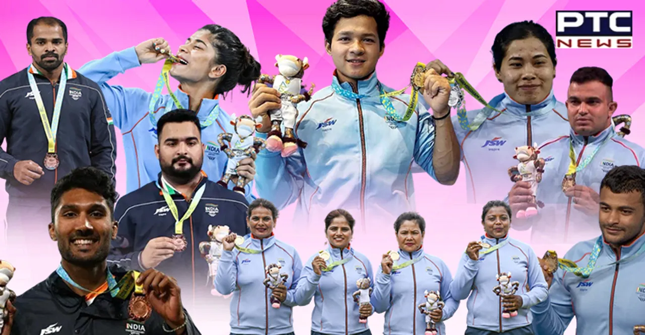 Sports Minister Anurag Thakur lauds Indian contingent for its performance in CWG 2022