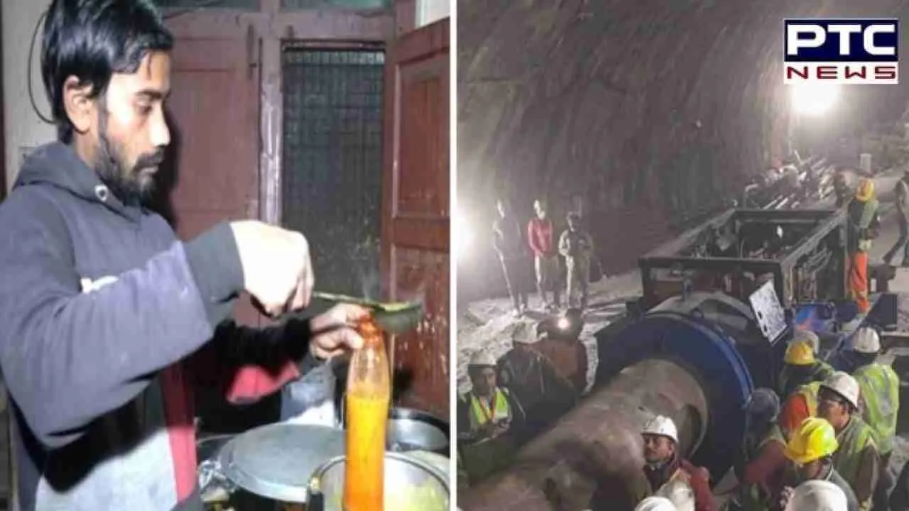 Uttarkashi tunnel collapse Day 9: Rescuers achieve breakthrough as first hot meal sent for trapped workers