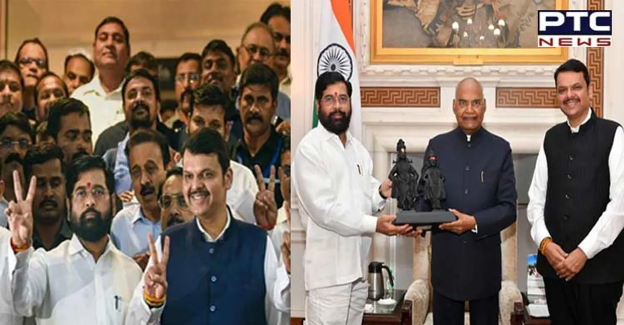 Maharashtra CM Shinde, Dy CM Fadnavis meet President Kovind in Delhi