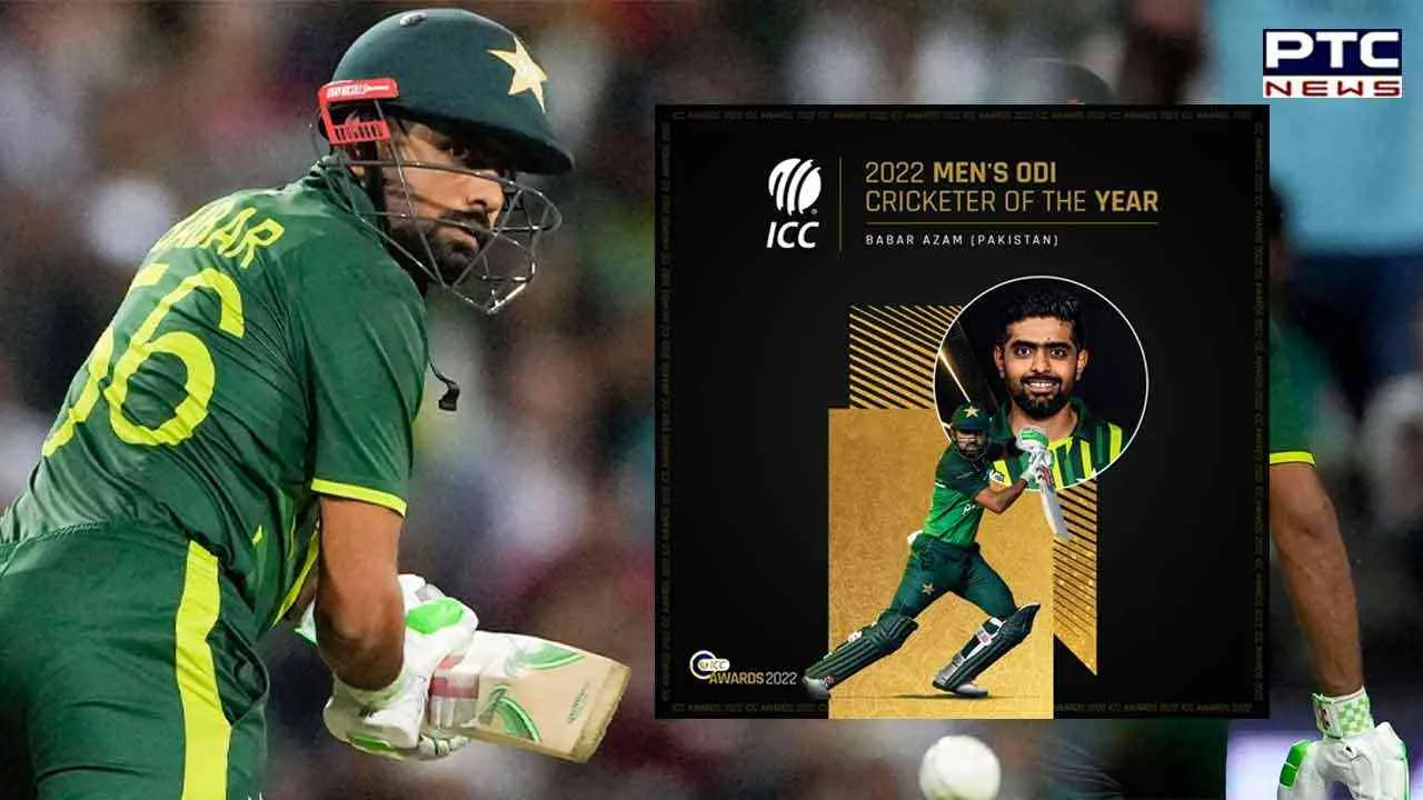 Pakistan skipper Babar Azam wins ICC Men's Cricketer of the Year 2022