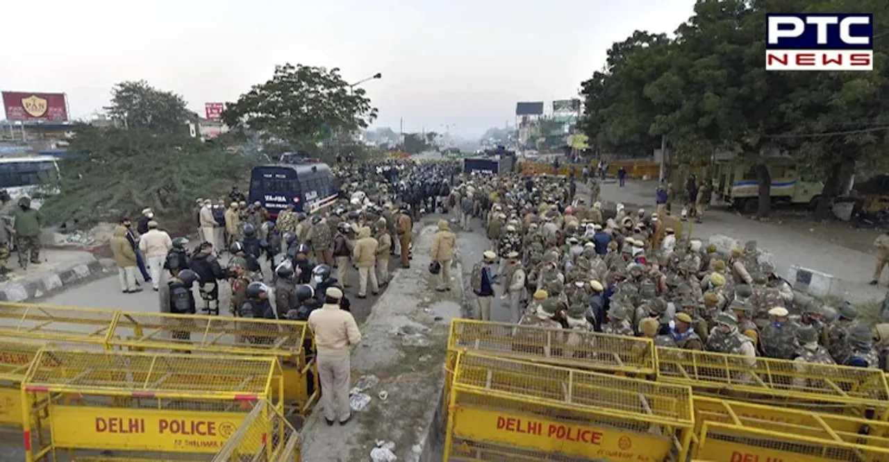 Delhi Police seals Tikri border and Jharoda border