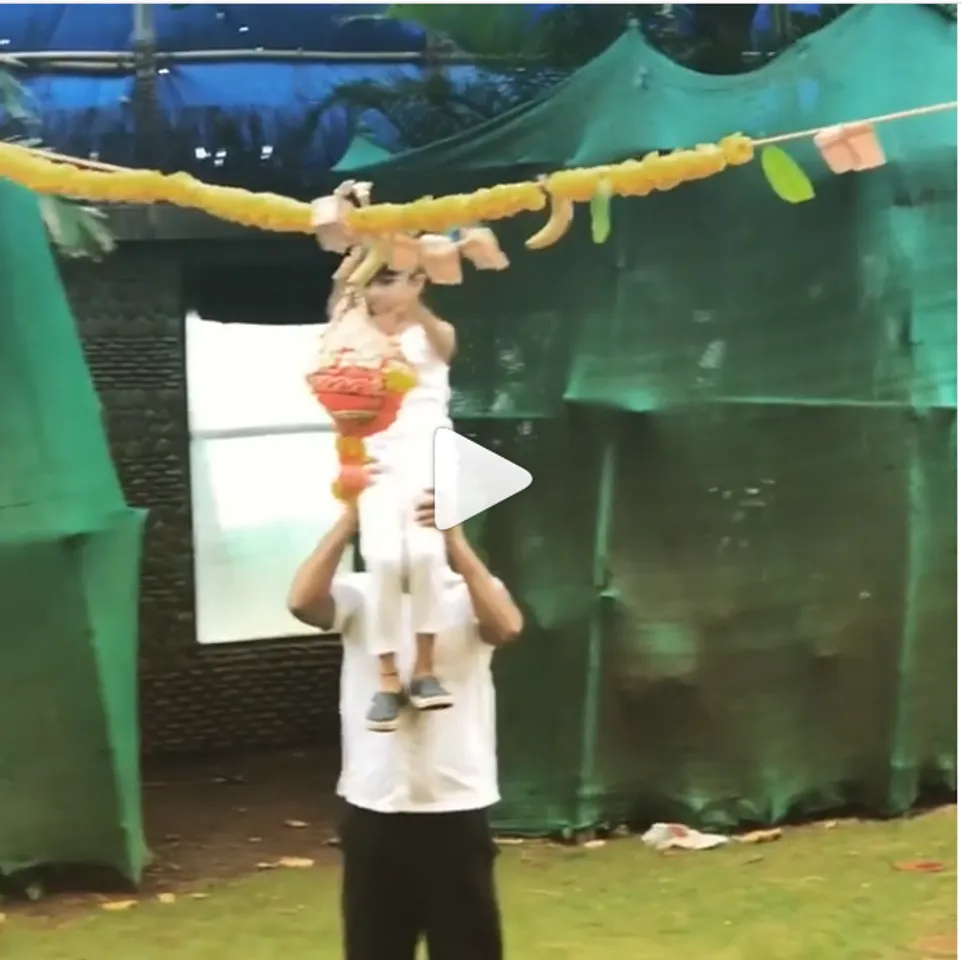 Shilpa Shetty Kundra’s Son is with Dahi Handi on Janamashtami