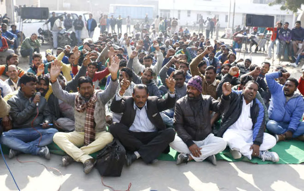 Sanitation Workers continue to strike on Day 3 in Panchkula