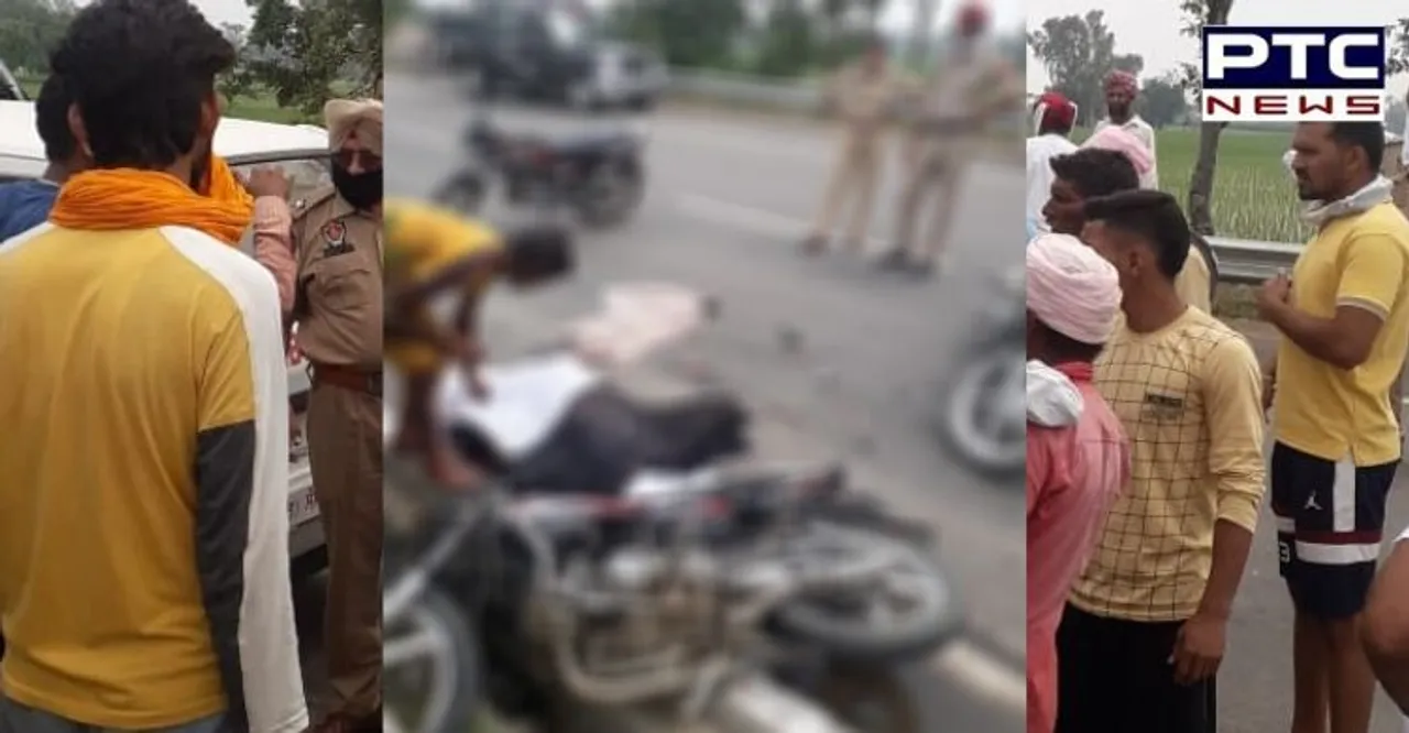 Barnala: Father, daughter killed in road accident; mother and son injured