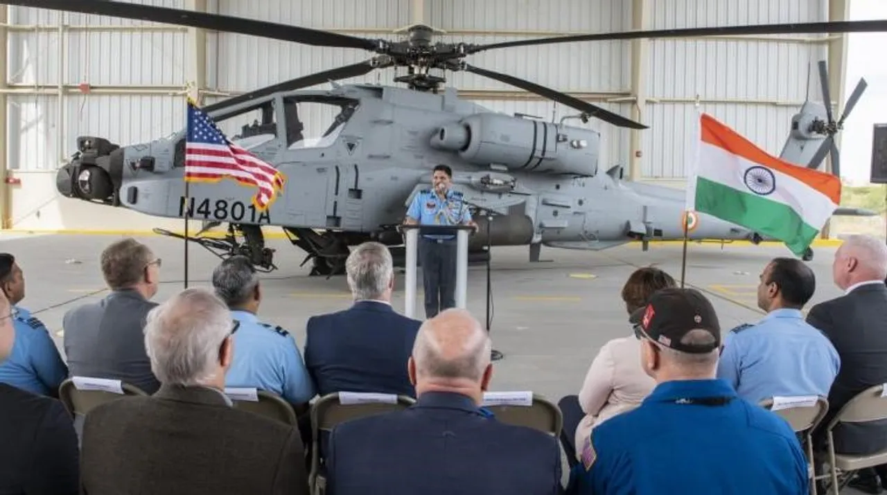 Indian Air Force gets its first Apache Guardian attack helicopter in US