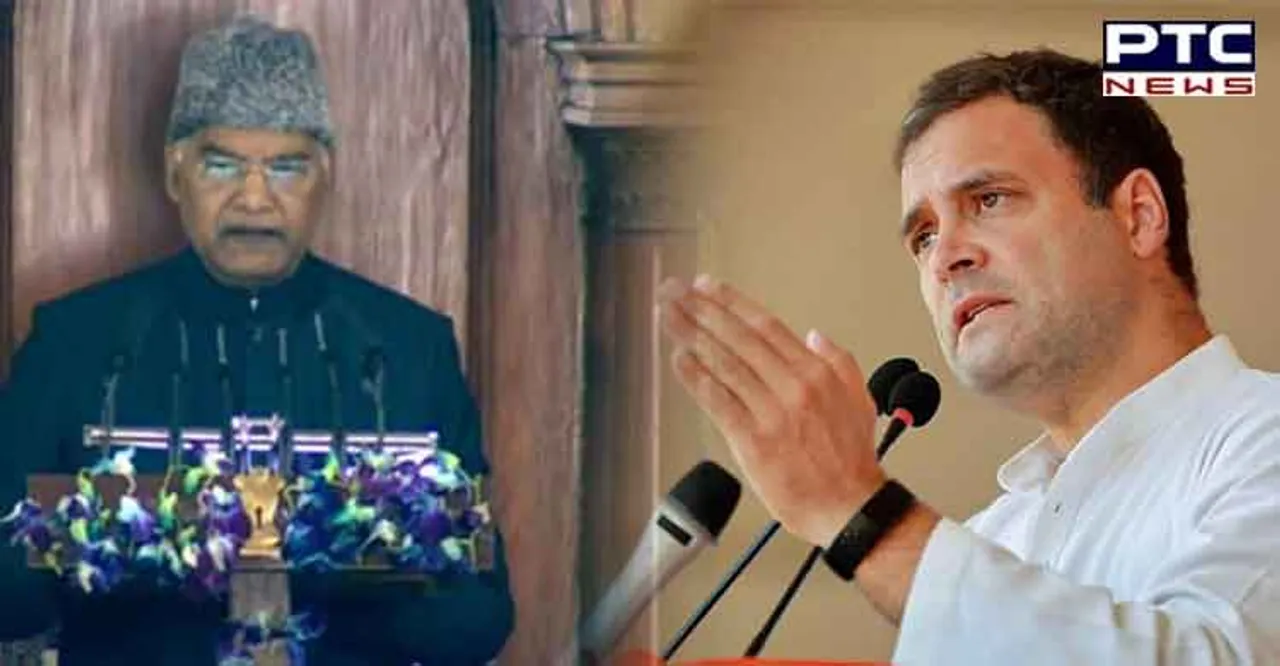 Presidential address lacked strategic vision, failed to highlight main issues, says Rahul Gandhi