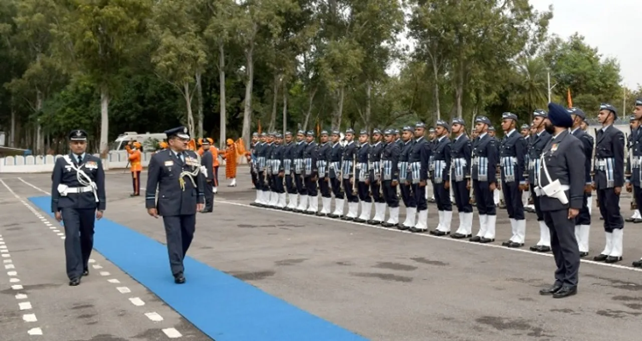 Air Marshal Arvindra Singh Butola inspects TETTRA school