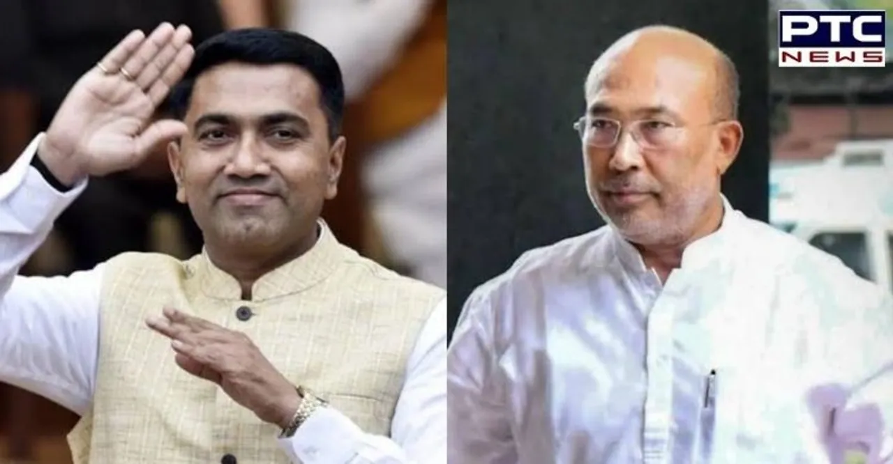 BJP likely to retain Pramod Sawant, N Biren Singh as Goa, Manipur CMs: Reports