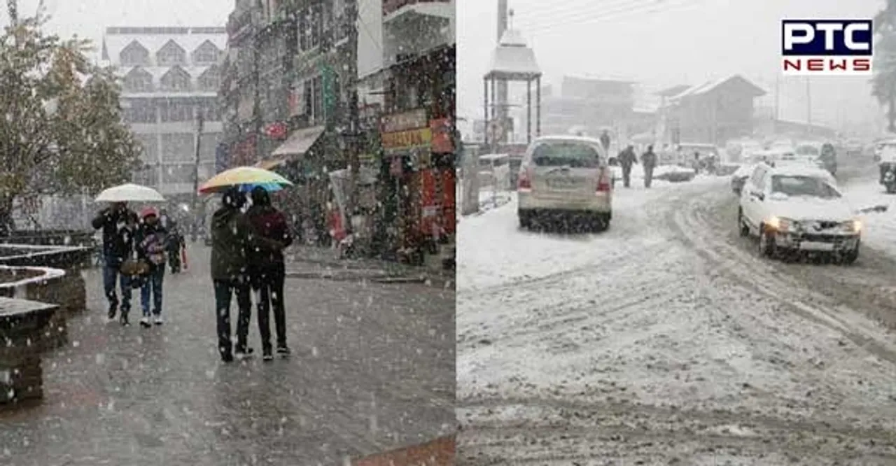 Watch:Manali,Kufri gets season first Snowfall