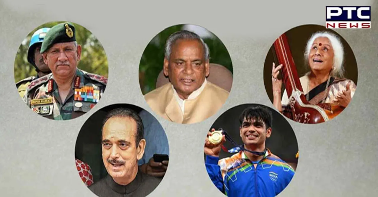 Padma Awards 2022: Covaxin makers, late Kalyan Singh, Neeraj Chopra among 74 honoured by President