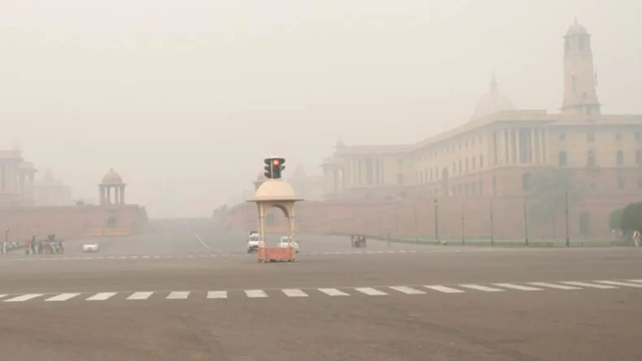 Cold day in Delhi