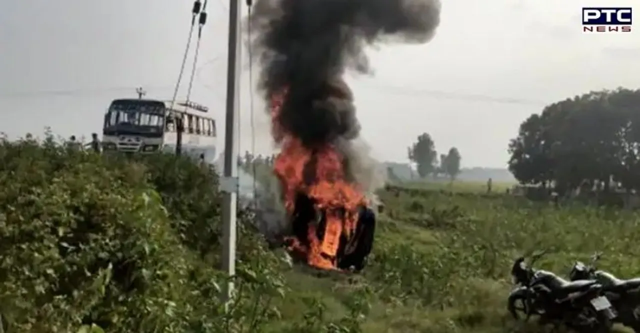 Uttar Pradesh: 3 dead as Union minister's son runs car over farmers in Lakhimpur Kheri