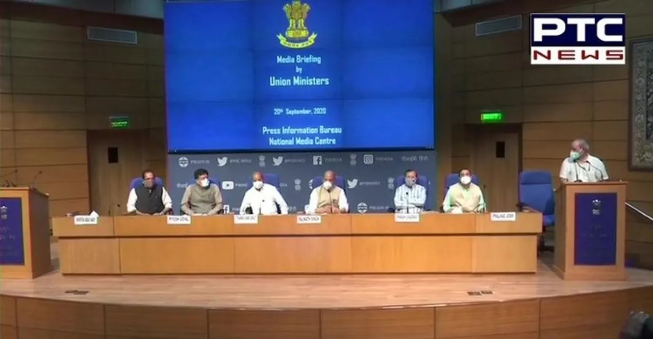 Impact of SAD: For the first time in 6 years, 6 GoI ministers brief media after passing a bill in Rajya Sabha